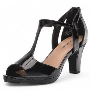 Womens Easy Street T-Strap Evening Sandals